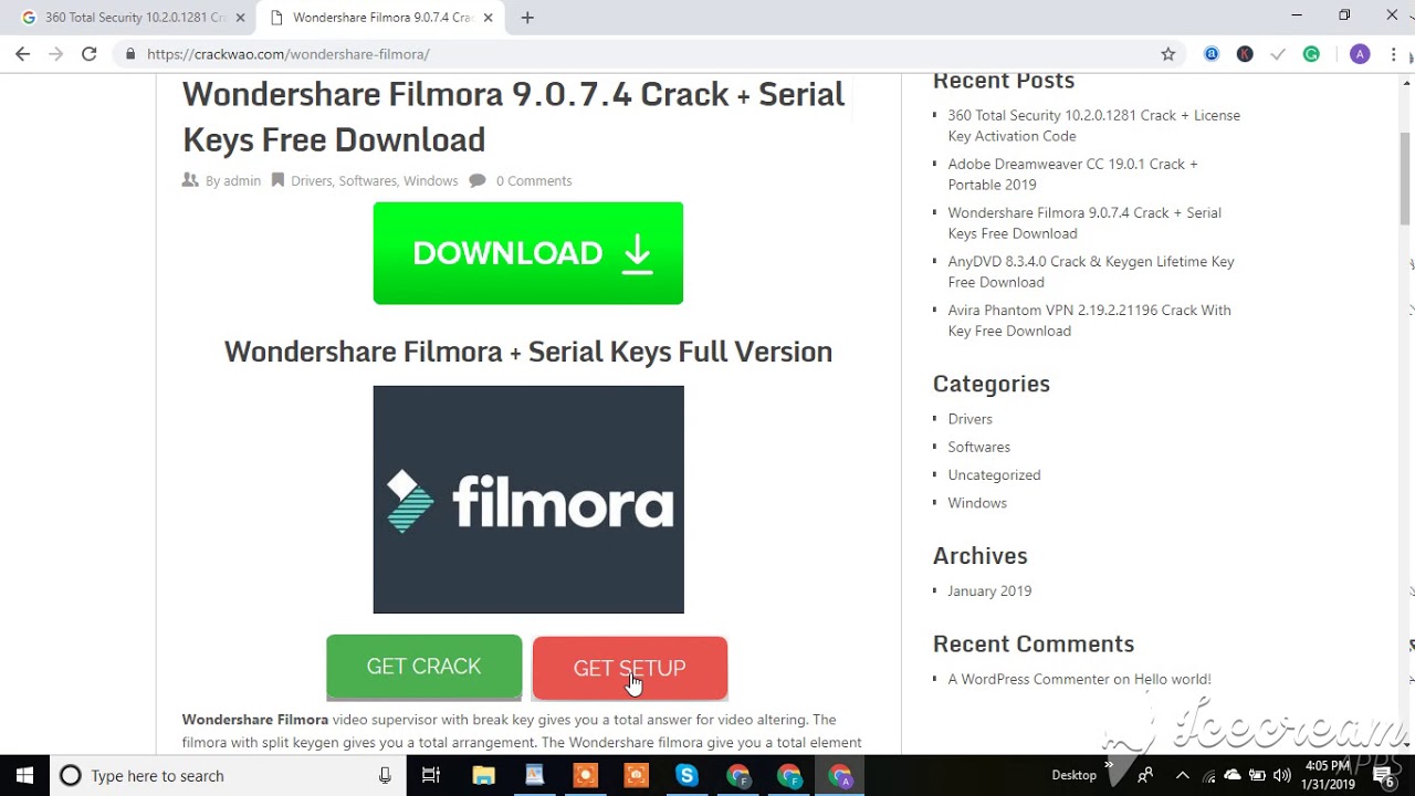 filmora 9 crack free download